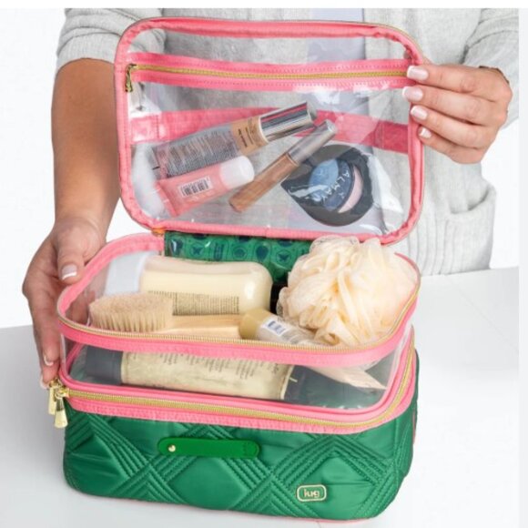 Wicked x Lug Whoosh Clearview Cosmetic Case Green/Pink - Picture 3 of 10